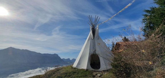 Das Tipi geht in die Winterpause